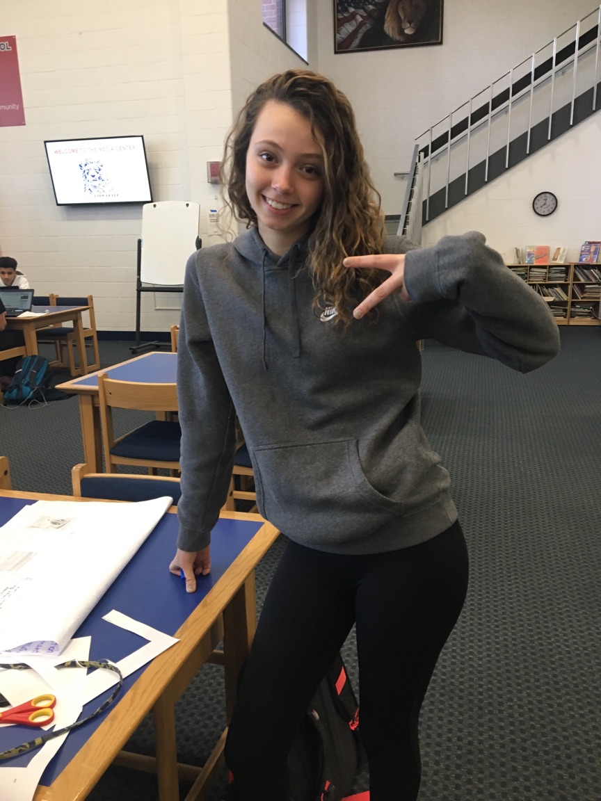 middle school girl in yoga pants