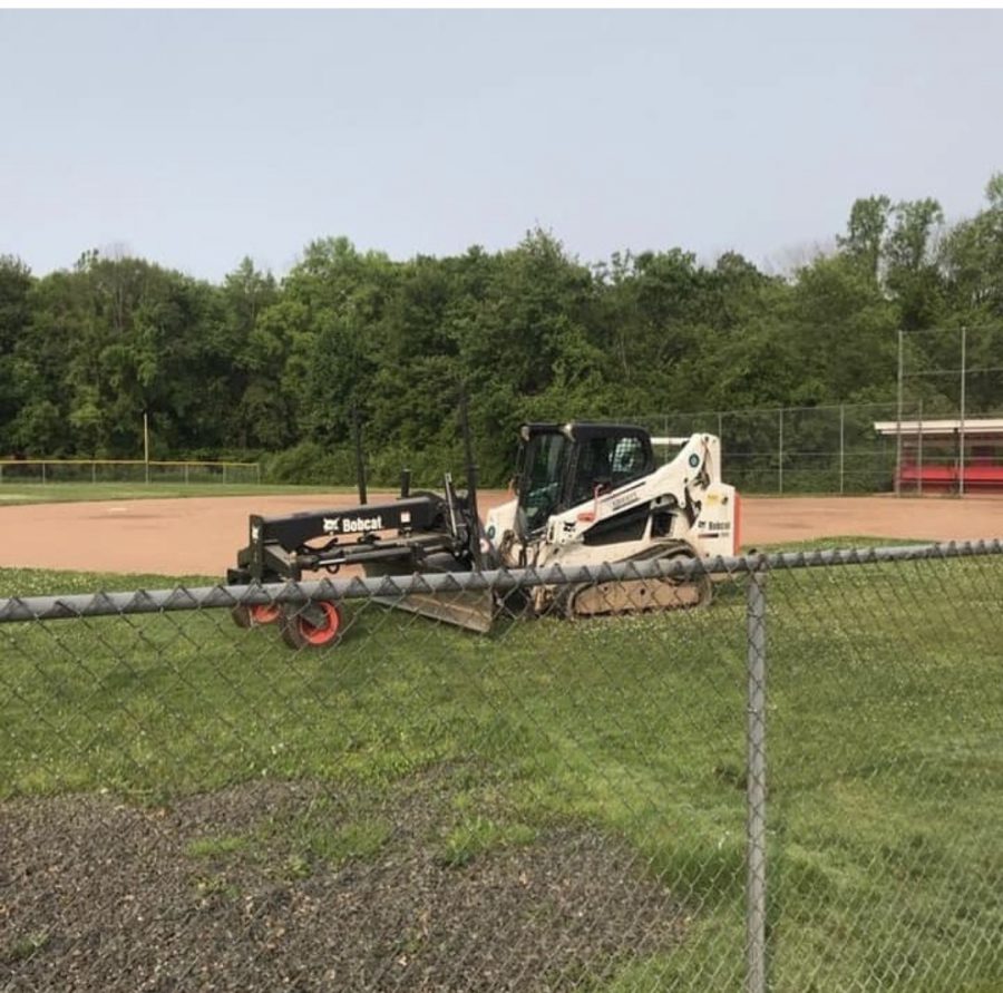 Digging Deep: Foran Breaks Ground on New Field:  Danni Kemp Memorial Softball Field