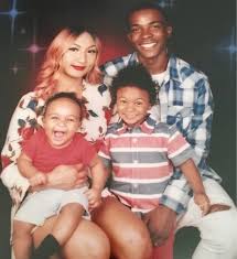 Stephon Clark with his fiance and two children before the shooting occurred. March 29, 2018
