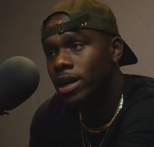 Dababy at an interview at The Know Show, 19 may 2018. Photo courtesy of A-Side Entertainment and Wikimedia Commons.  
