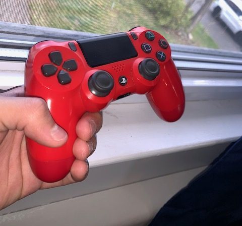 Photo of a Ps4 controller. Photo courtesy of Joel Acevedo. 