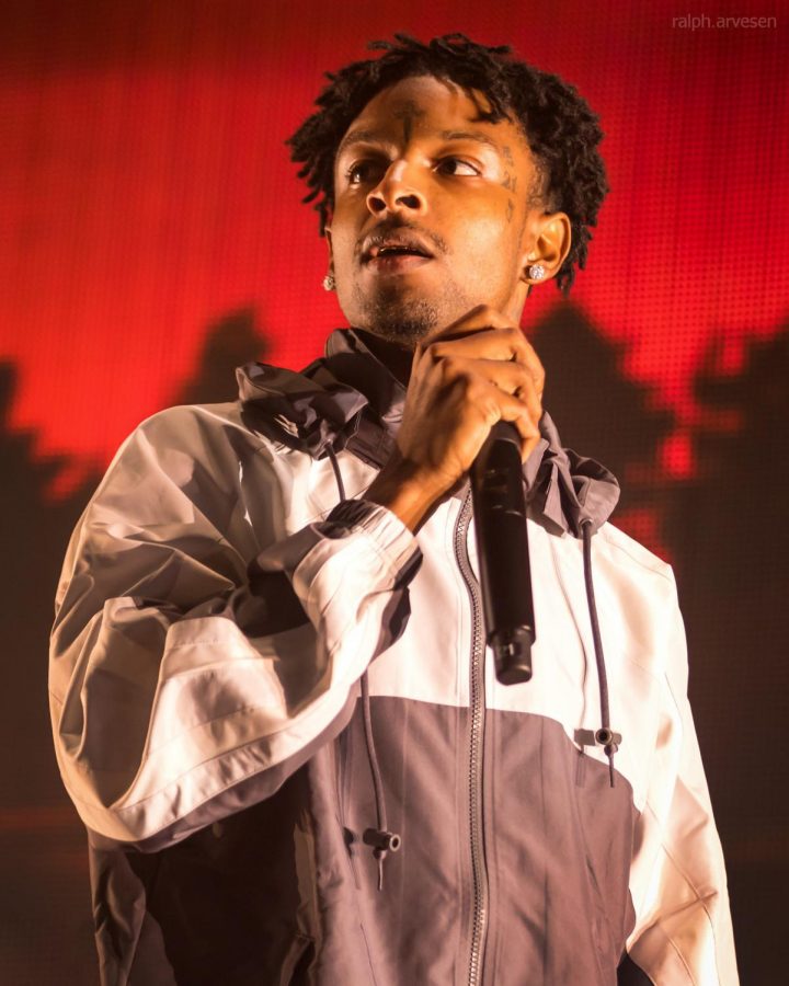 21 savage performing on stage in Austin, Texas
Photo Credit - Wikimedia Commons, Ralph Arvesen from Round Mountain, Texas. 
(No Changes made)
