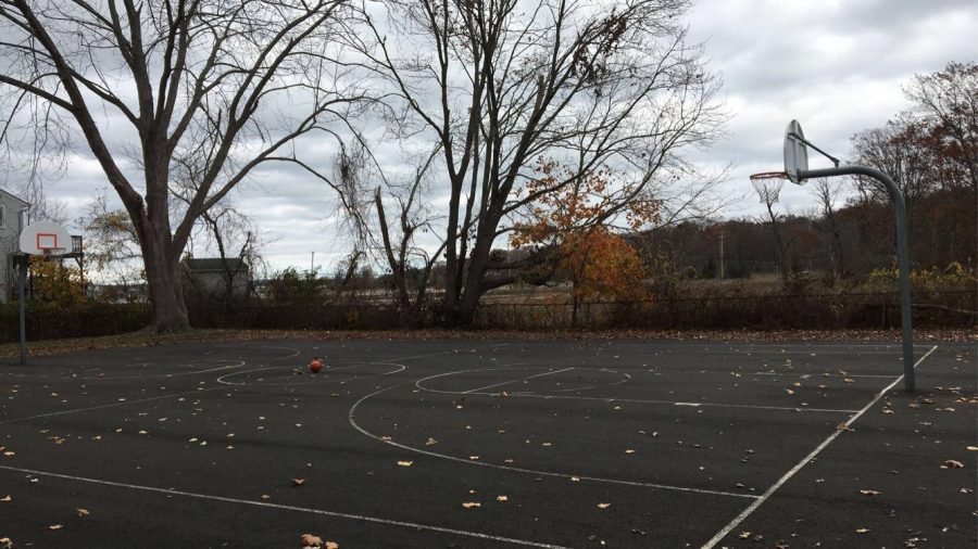 Full Court: Basketball court at Wilcox Park. Photo Courtesy: James Dalby, November 15, 2020. 