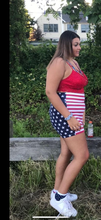 Jacquelyn Larese celebrating the fourth of July in the year of 2019. Photo Courtesy of Jacquelyn Larese.