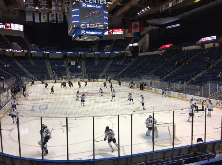 The AHL’s XL Center in Hartford, Connecticut. Taken February 17, 2017. Photo Courtesy of Ronan Smith.