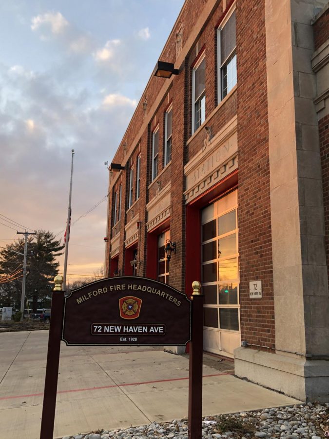Milford Fire Department Headquarters: The MFD headquarters in downtown Milford.  Photo Courtesy: Jessica Chamberlain