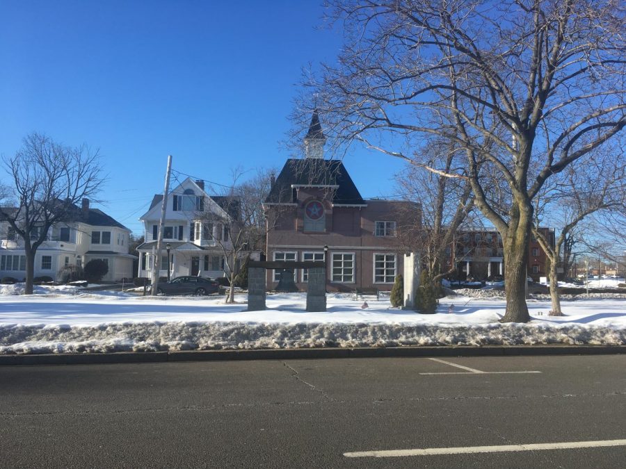 Photo of Downtown Milford Connecticut: Photo courtesy: Lauren Ardolino, February 21, 2021.