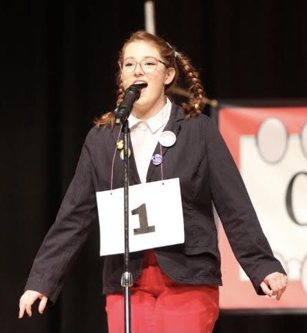 Isabel Blanco performing during the school’s musical last year.  Photo Courtesy Isabel Blanco