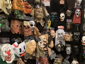 Halloween Masks, Milford Location: Masks to complete any Halloween costume.