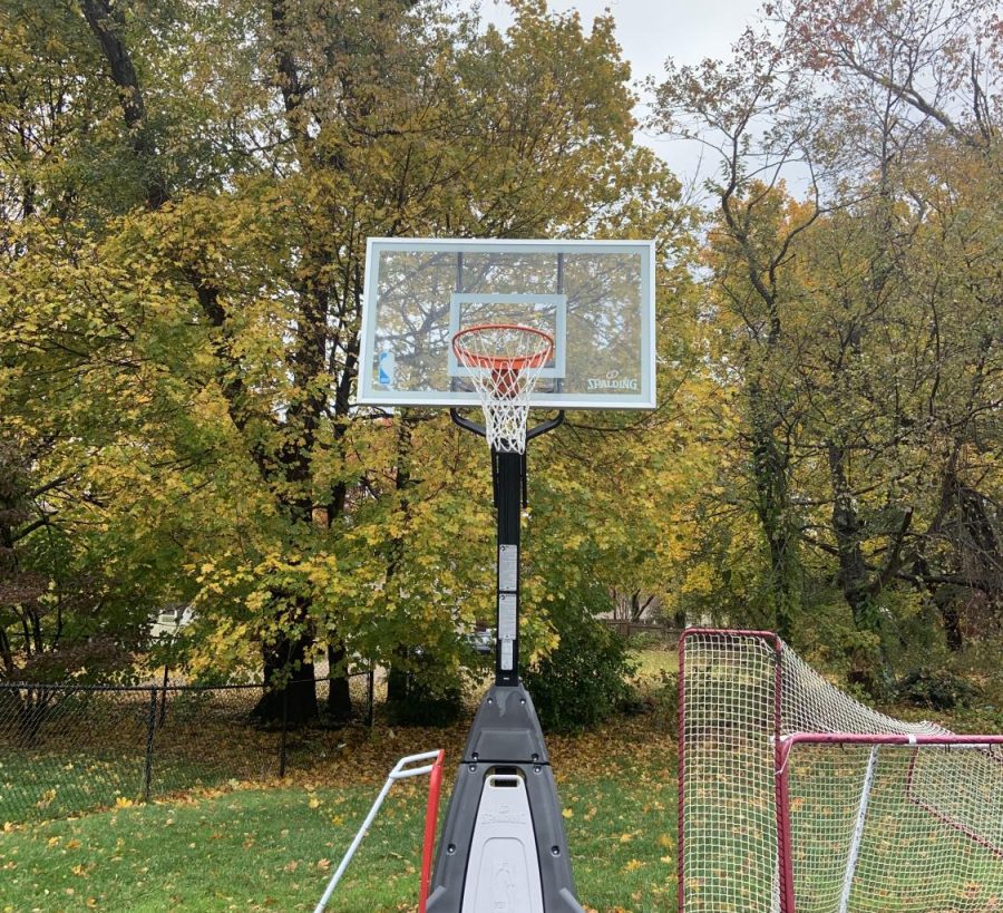 Basketball Hoop: With Irving not being able to practice with the Nets at the practice facility, Irving is going to have to find other ways to practice basketball like at his house or at a local gym. 