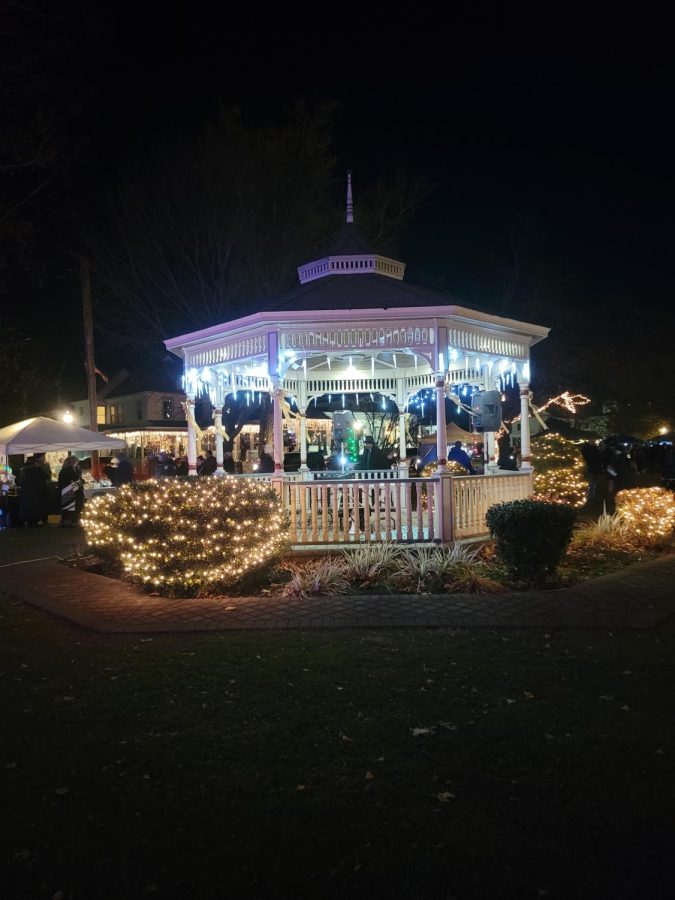 Christmas Lights in Downtown Milford: As Covid-19 in Milford grows, the feeling of Christmas time overpowers feelings about Covid-19 this holiday season.