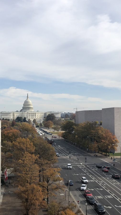Capitol Chaos: The US Capitol in downtown Washington DC. Photo Courtesy: Elliot Lyons, November 21, 2019.