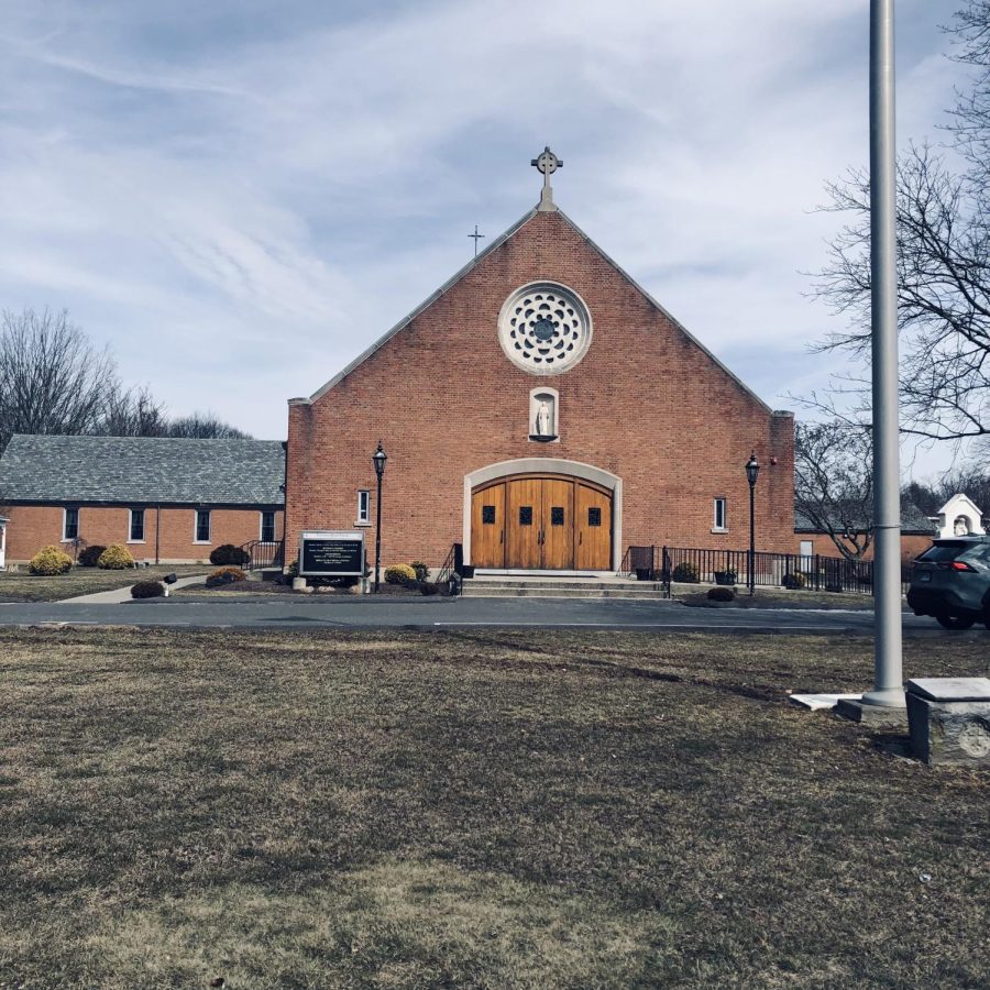 St. Mary’s Church: A Catholic Church near downtown Milford. Taken on March 15, 2022.