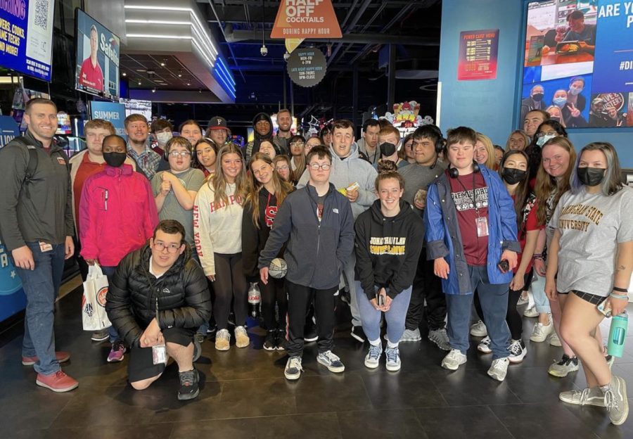 Unified Sports and Special Olympics Teams on their Trip to Dave and Busters, May 4, 2022.  