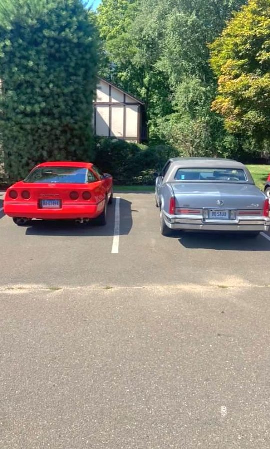 Volovski’s Classic Car Collection: Jackson Volovski lines his vintage cars in a row before school, September 14, 2022.