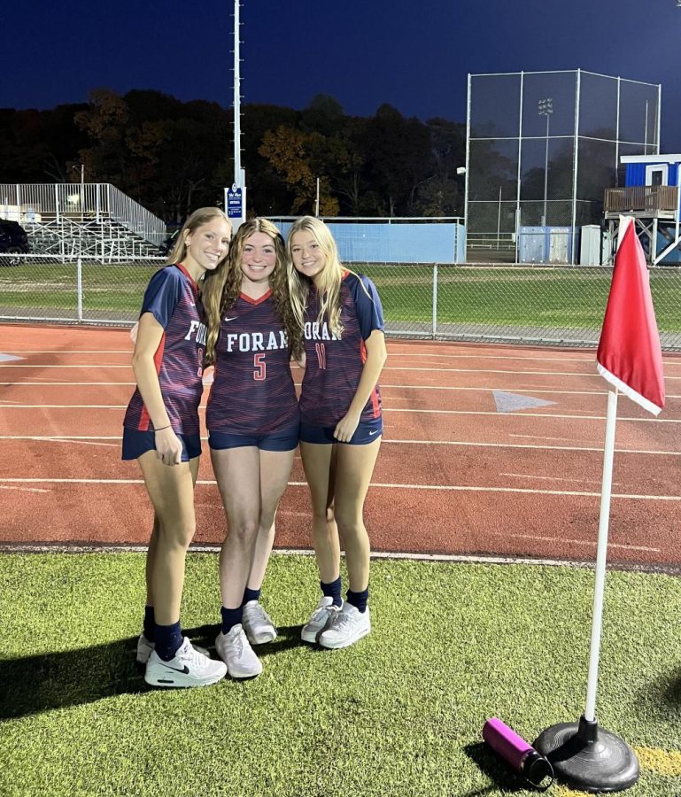 Foran Girls Soccer All SCC Players: Girls Soccer Players who made all SCC pose for a girls only photo, October 2022. 