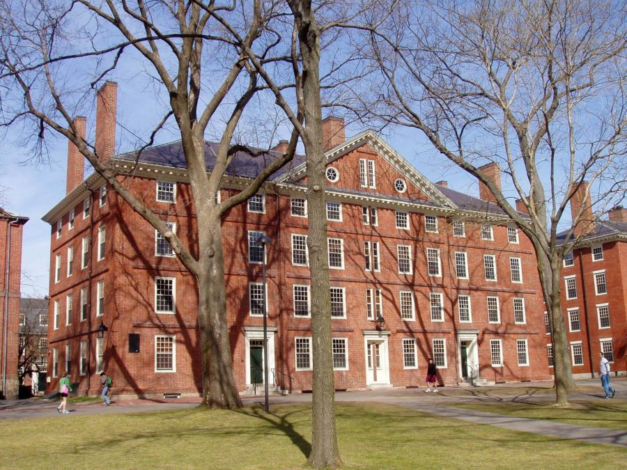 Harvard University: A picture of Hollis Hall at Harvard’s main campus in Cambridge, Massachusetts. March 31, 2007.