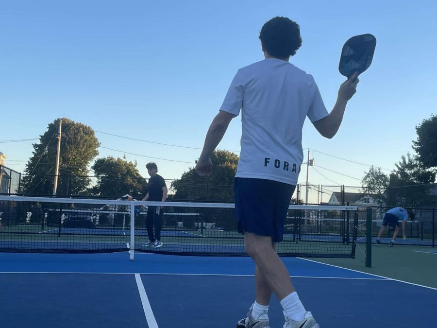 Preparing to Win: Cameron Luth begins his serving technique to put the ball into play. September 24, 2022.