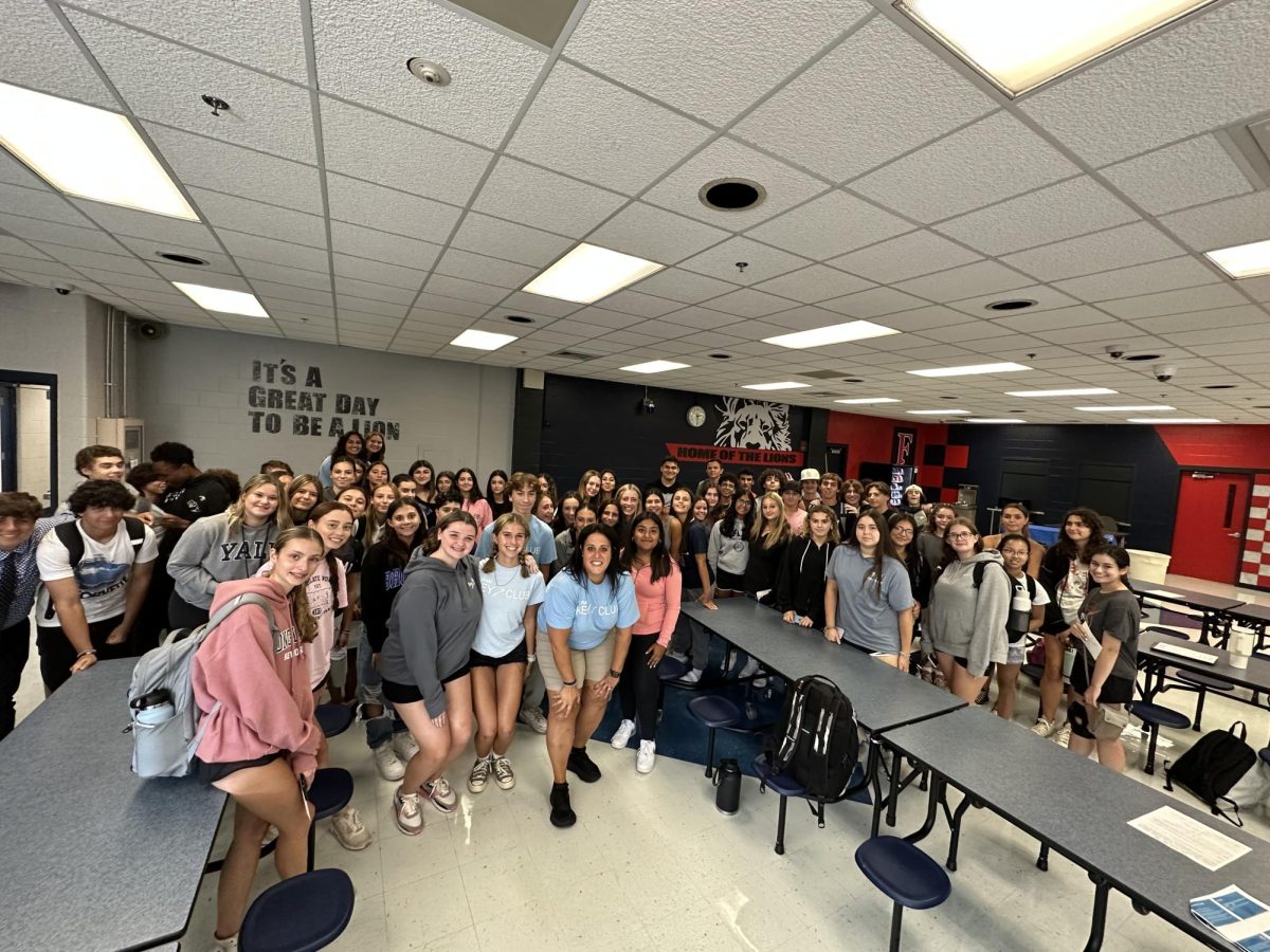 Key Club: Welcoming new members to the club! Key Club having its first meeting, the club meets every Tuesday at two o’clock, after school in the cafe, September 12, 2023.