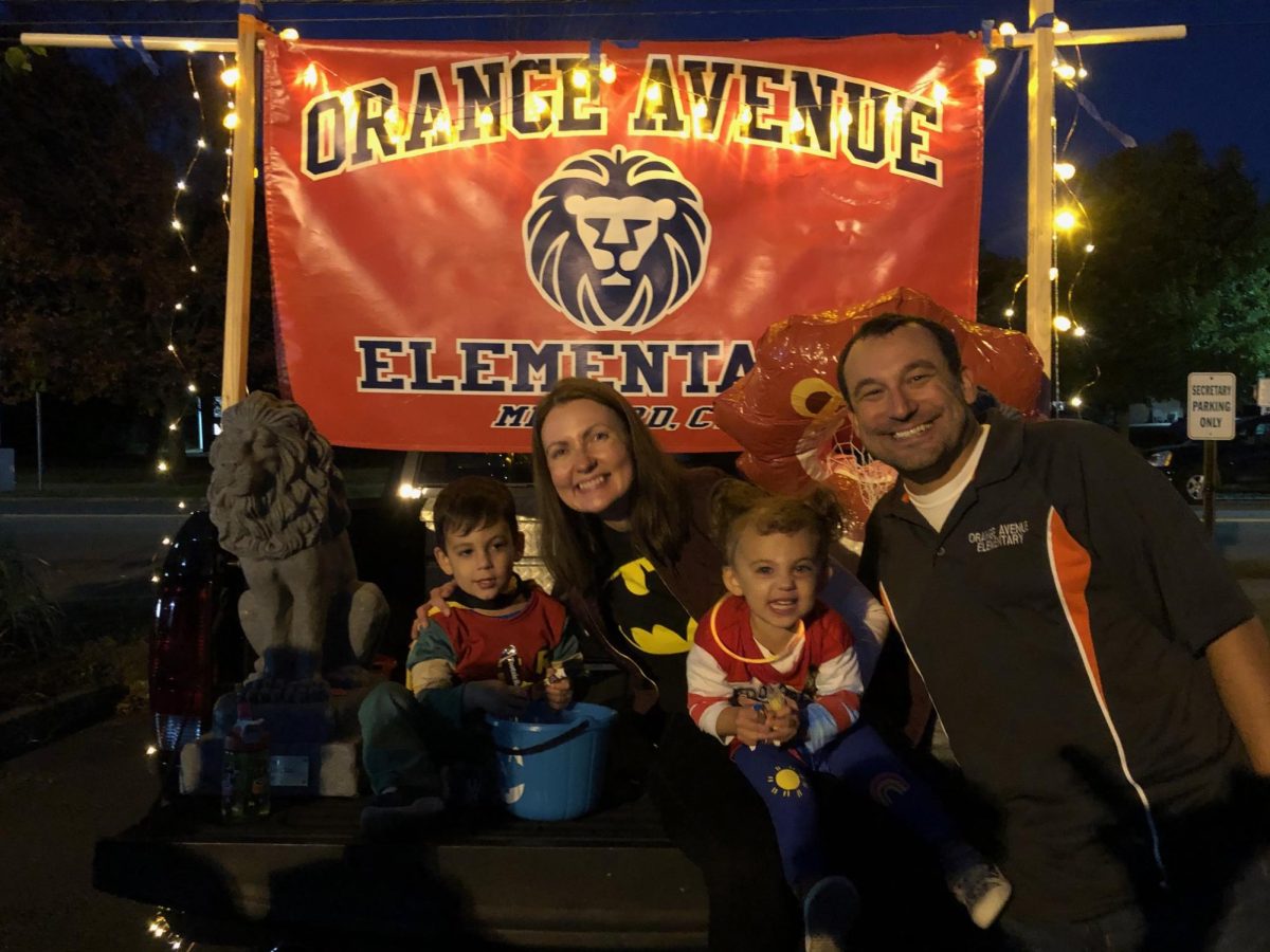 Trunk or Treat family: Mr.Apicella’s family at OAS trunk or treat in their designed trunk October 12 , 2019. 