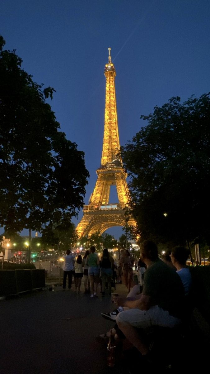 Seeing the Sights: A view of the world renowned Eiffel Tower in Paris, France from Elle’s European adventure this summer. July 10, 2023.