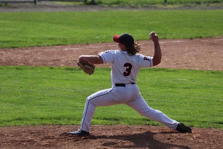 Bringing the Heat: Boots Payne delivers a pitch in his All-SCC sophomore year.