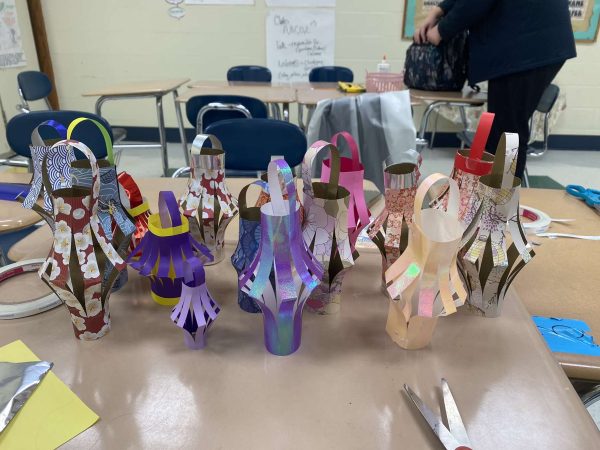 Learning and Creating: Students in Cultural Activists Club created Chinese New Year Lanterns. February 8, 2024. 