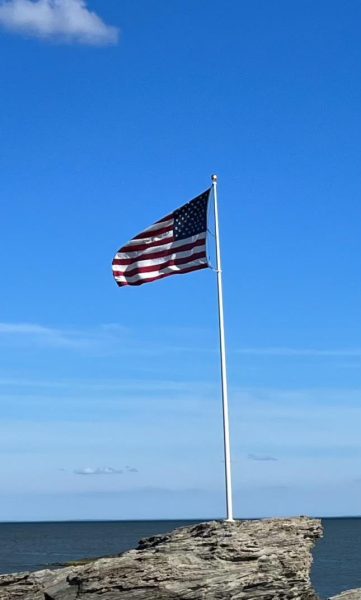 Photograph of the American Flag. October 20. Photo Courtesy: Alexandra Capozzi 