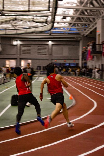 Huge race: Dan Enrico poses neck and neck with his opponent, January 22 , 2024. Photo courtesy: Anthony Federico