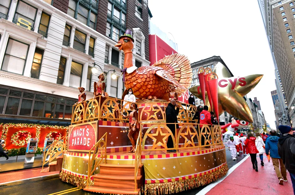 Macy’s Thanksgiving Day Parade Turkey Float: Macy’s Parade yearly float, November 28, 2023. Photo courtesy: Eugene Gologursky/Getty Images for Macy’s Inc.