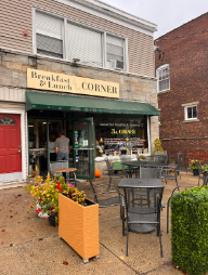 The Corner: The restaurant with customers out the door for a Sunday brunch meal, September 29, 2024. Photo Courtesy: Alexis Lafferty