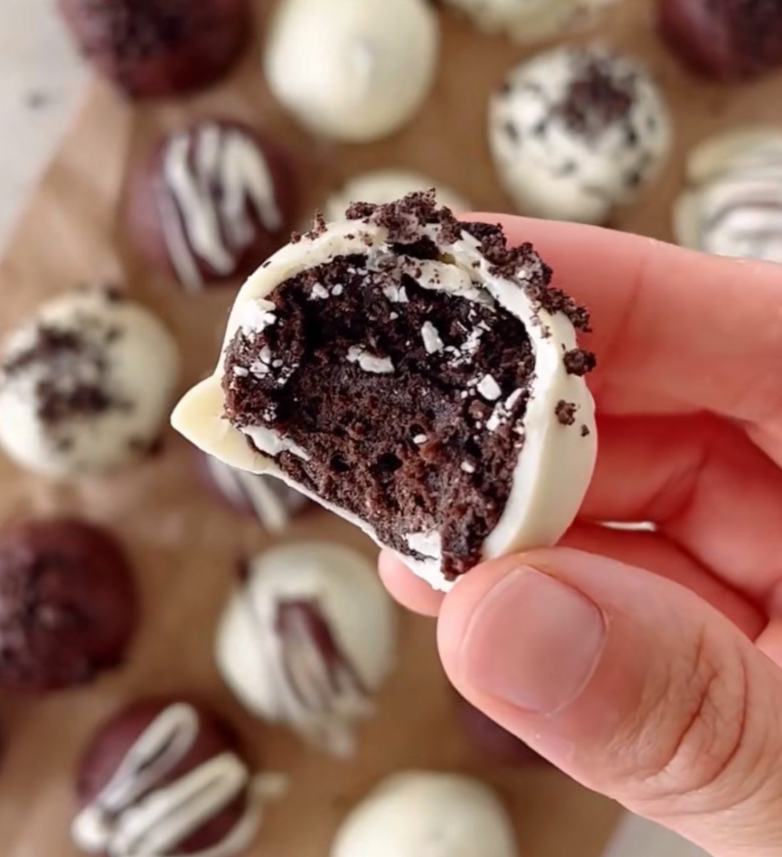 Oreo Bites: Finished product, November 29, 2023. Photo courtesy: @alyssatherecipecritic on Tiktok