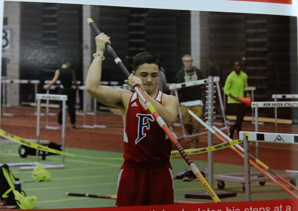 The One and Only: This is Nick Constantini. Coach Jambor talked about his accomplishments. This is him in action. Photo by Ava Cleary 