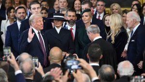 I, Donald J. Trump, Do Solemnly Swear: US President Donald Trump takes the oath of office at the United States Capitol. January 20th, 2025. Photo courtesy: AP News 