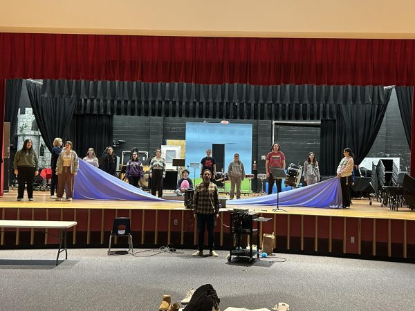 Foran Drama Rehearsal: Drama rehearsal on January 31, 2025. Photo Courtesy: Amara Dalipi.