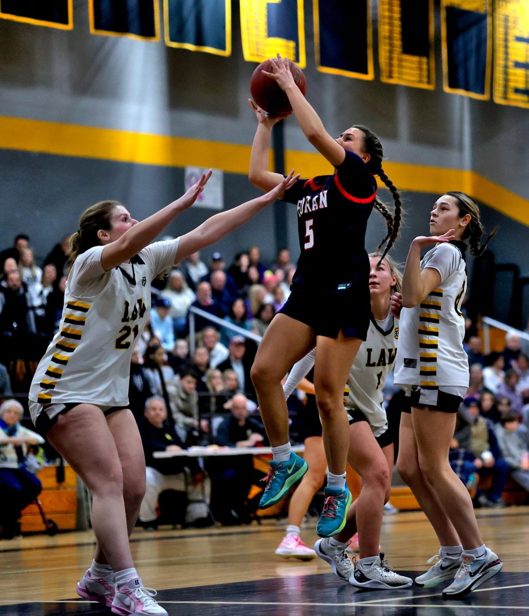 Student Scoring: Foran girls basketball against Law. February 26, 2024. Photo Courtesy: Splitzone Photography.