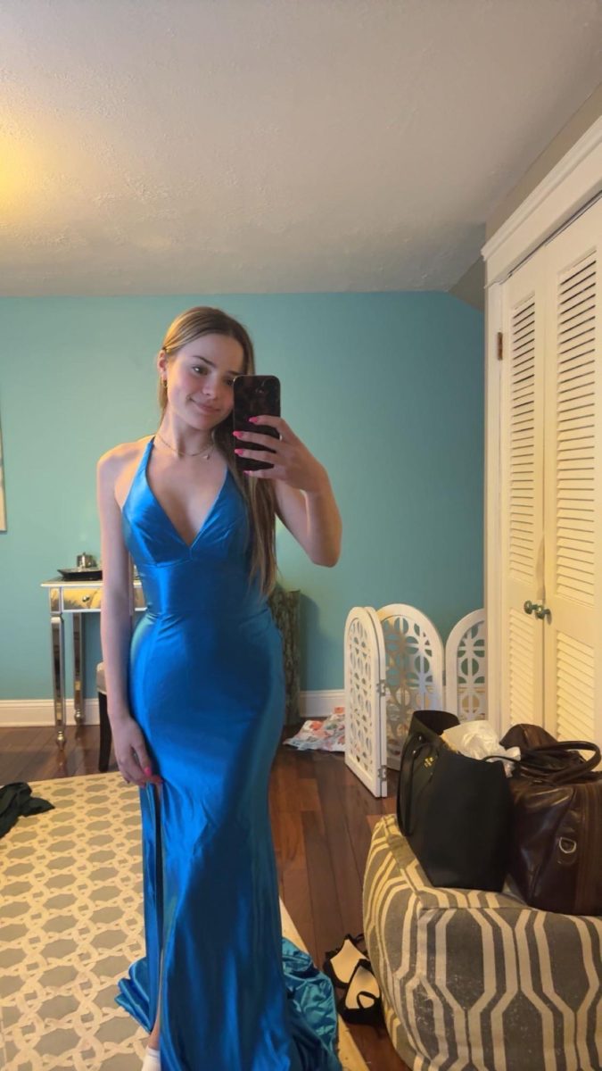 The Perfect Fit: Smith poses in her dress from Atianas Boutique. February 15, 2025. Photo courtesy: Rosina Smith.