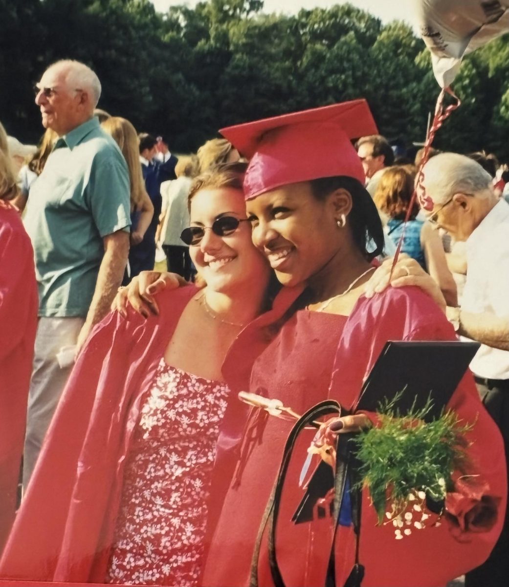 Foran graduate of ‘99: Mrs. Melissa Kaminski at her graduation from Foran, June 1999, photo courtesy: Melissa Kaminski 