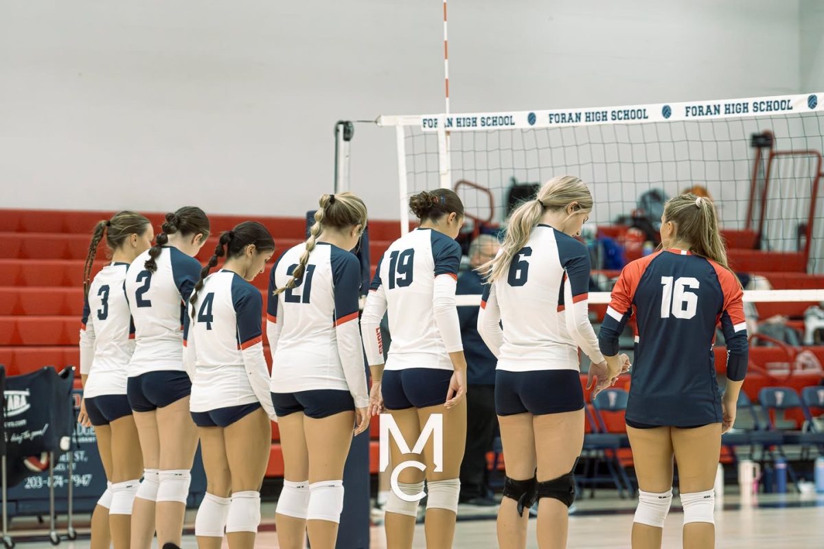 Lion Pride: Lady Lions line up prior to playing a game. September 8, 2025. Photo courtesy: Mango’s Media.