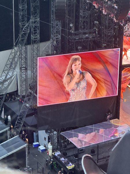 Folklore Favorites: Taylor performing during her Folklore set. May 12, 2024. Photo Courtesy: Eloise Mackell.