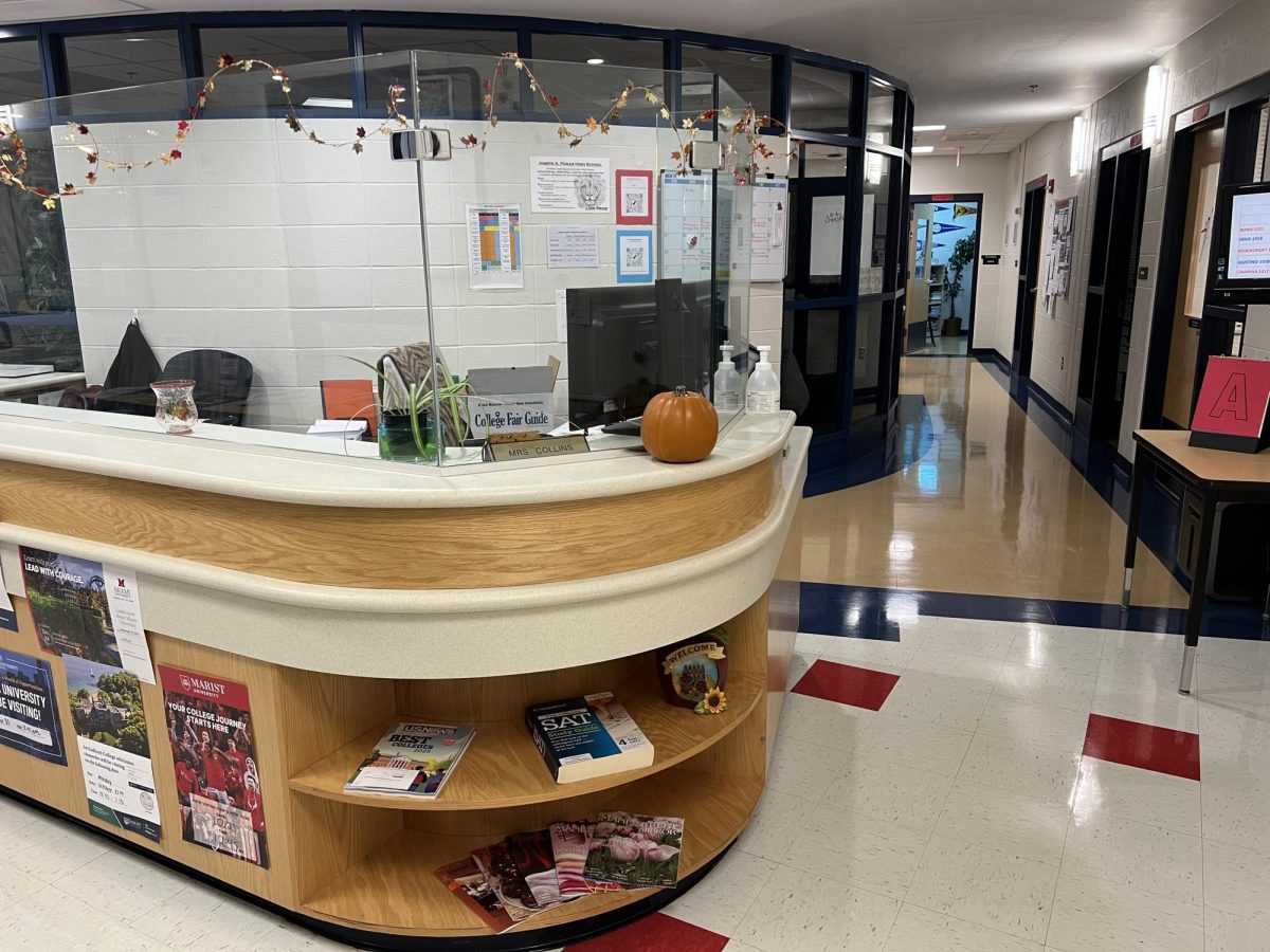 A place of support: Inside the counselors’ office, where students are provided with guidance and support. Photo Credit: Joshua Azpiri-Sudusky. September 26, 2025. 