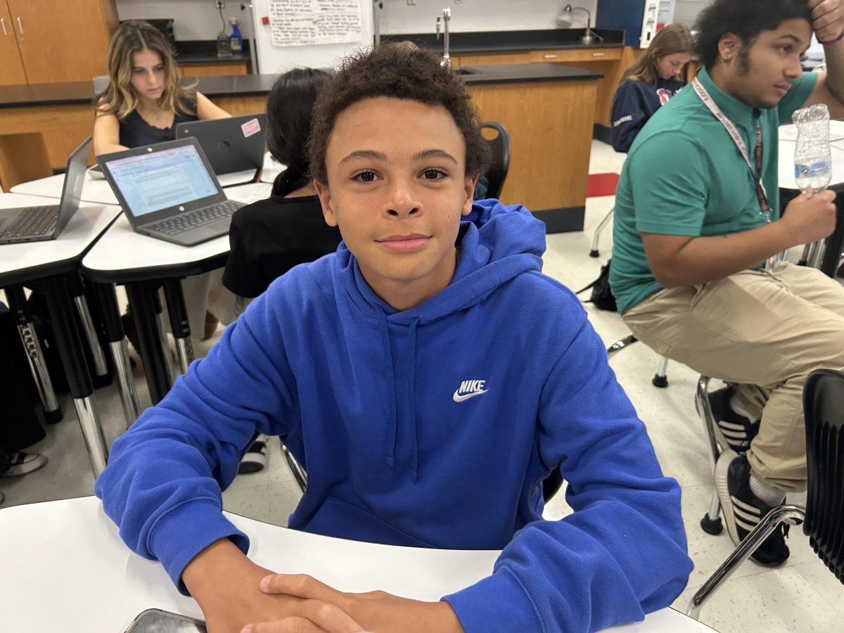 Wyatt Hughes: The Class of 2029’s President. October 9, 2025. Photo Courtesy: Tahilia Rashford.