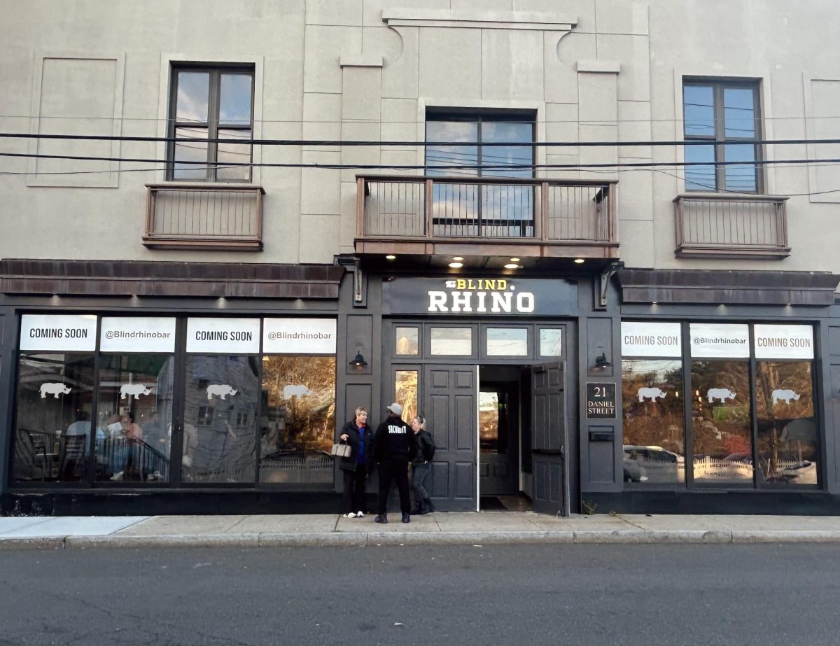 The Establishment: The exterior of Milford’s Blind Rhino restaurant, November 16, 2025. Photo Courtesy: Angie Vargas.
