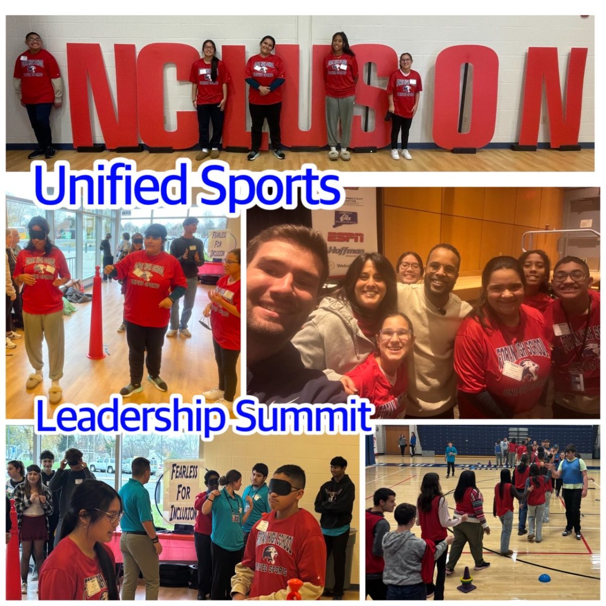 Inclusion in Sports: Teachers and students at the Unified Leadership Summit, November 12, 2025. Photo Courtesy: James Chiapetta.