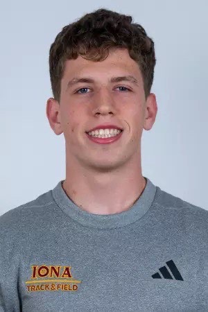 Student Athlete: Headshot of Jack Bretthauer, while also being on the track team, he still studies finance and watches the market. Photo Provided By Jack Bretthauer (via Iona University Athletics), September 2025.
