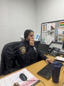 Tech in Class: Foran SRO Reporting for Duty, February 27, 2026. Photo courtesy: Gianna Bellon.