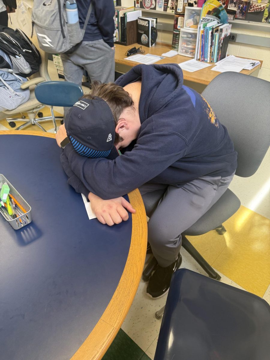 Tired Teen: Many teens report low energy levels throughout the day, largely due to inadequate sleep and recovery. March 13, 2026. Photo courtesy: Pacey Larka.