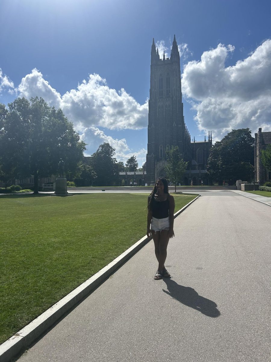 Summer  Visit: Current senior Shea Pangu visiting Duke University,  June 18, 2025. Photo courtesy: Rachel Pangu.