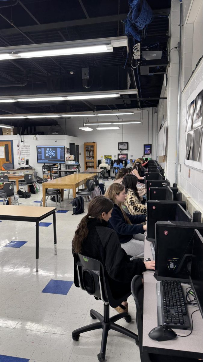 Mrs. Hudson’s Classroom: Ms. Hudson’s digital media and design class, February 3, 2026. Photo courtesy: Matt Stas.