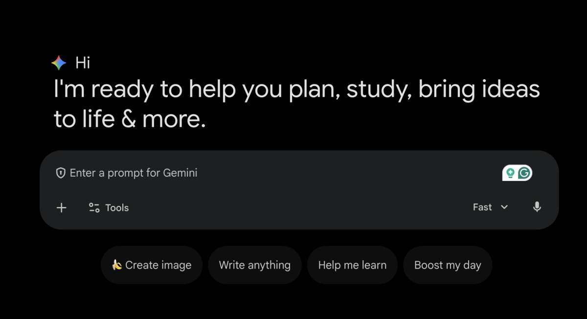 Google Gemini Home Page: A screenshot of Google’s Gemini home page where users enter prompts. March 10, 2026. Photo courtesy: Matt Stas.
